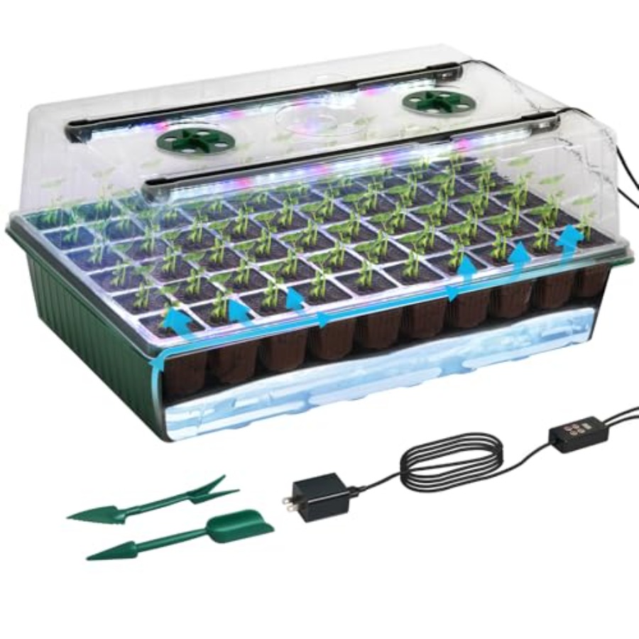 Seed Starter Tray - Seed Starter Tray with Grow Light