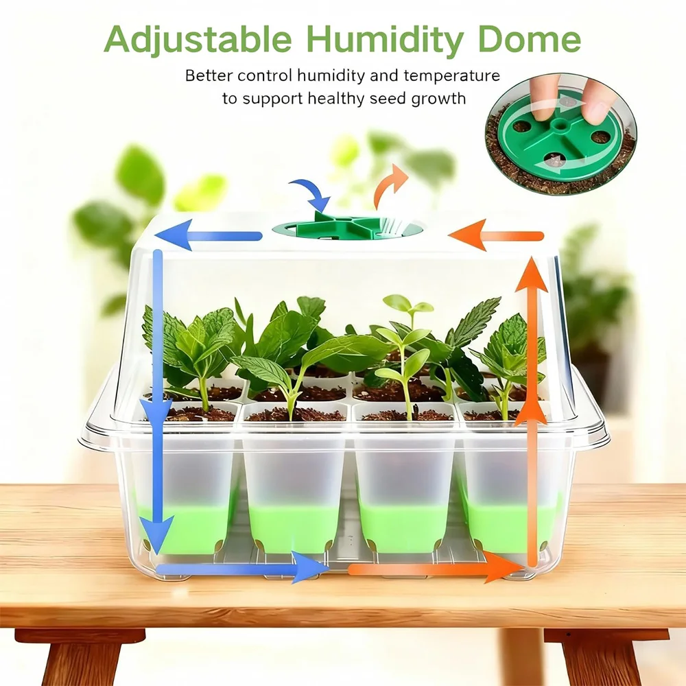 12 cell Seedling Starter Tray  - огляд і ціна Seed Starter Tray