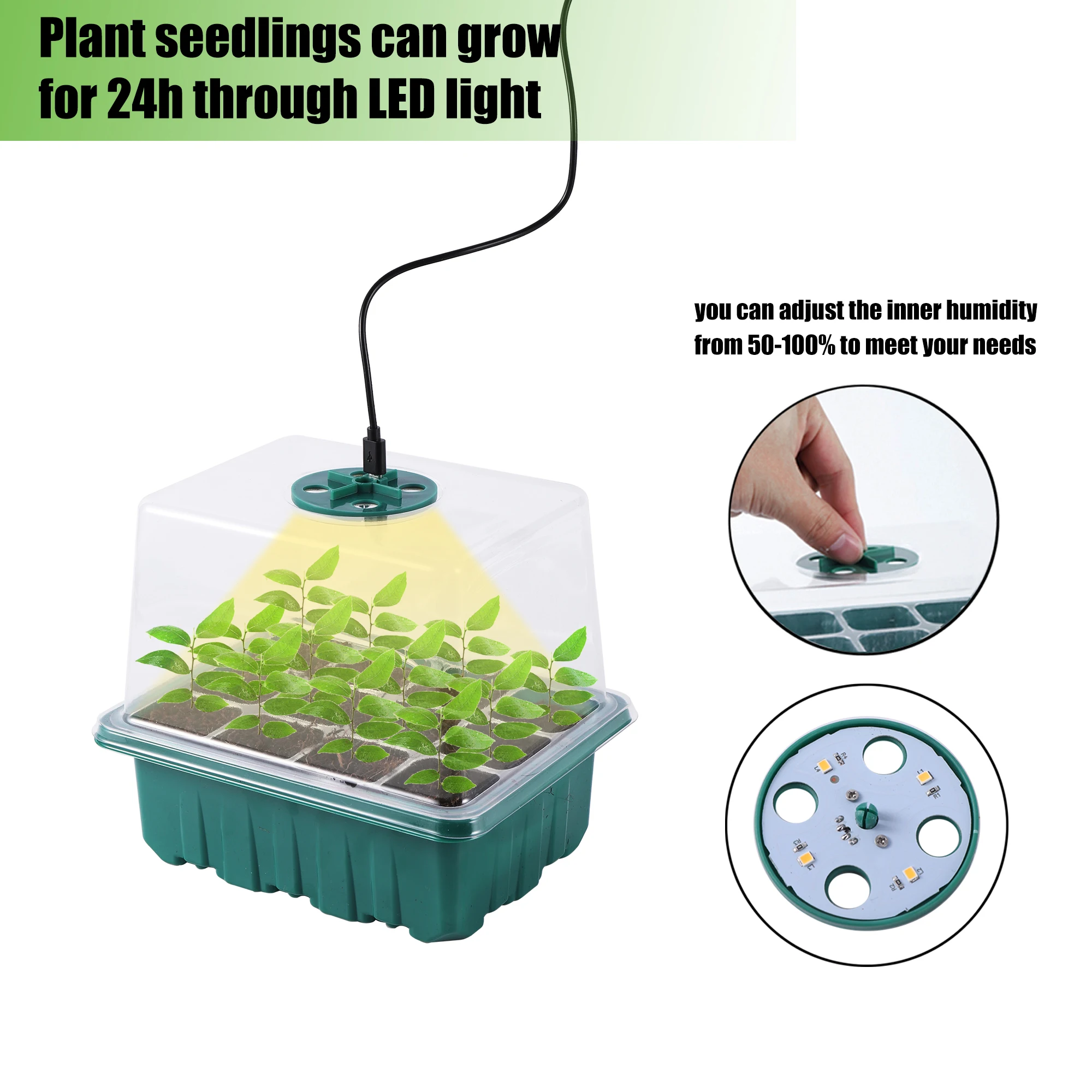 5 Pack/Set Seed Starter Tray P - огляд і ціна Seed Starter Tray