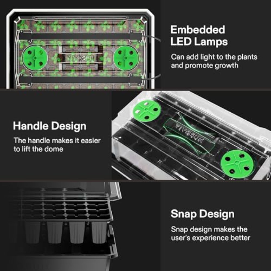 6-Pack Seed Starter Trays for  - огляд і ціна Seed Starter Tray