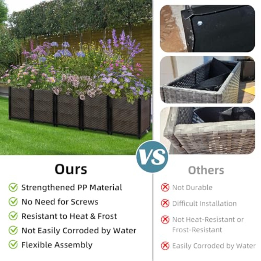 Outdoor self-watering raised p - огляд і ціна Self Watering Planter
