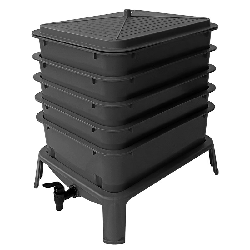 Heavy Duty 50L 5-Tray Worm Far - огляд і ціна Compost Bin