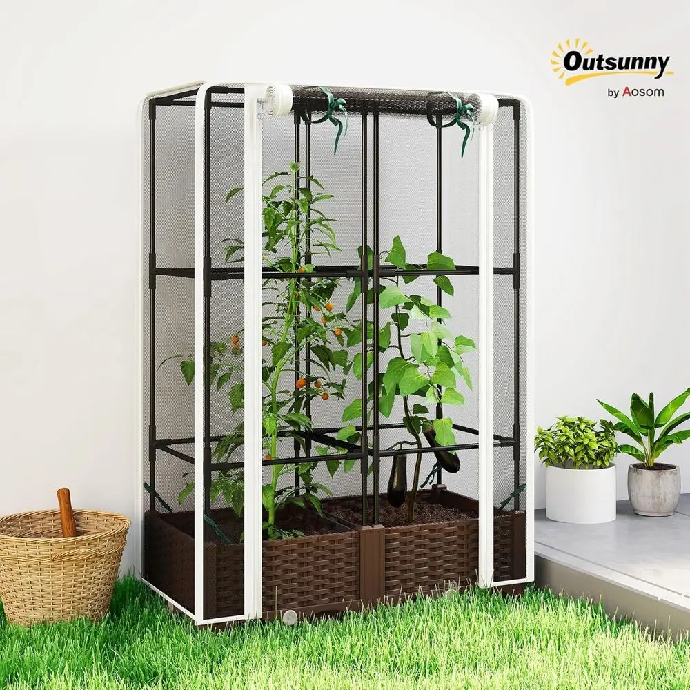 Elevated Garden Bed with Trell - огляд і ціна Self Watering Planter