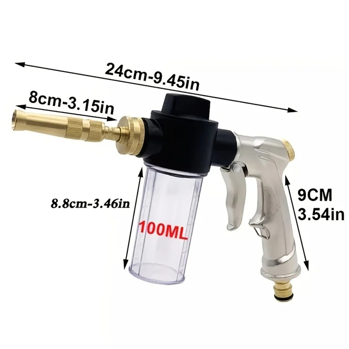 High Pressure Spray Water Gun  - огляд і ціна Trowel Garden Tools