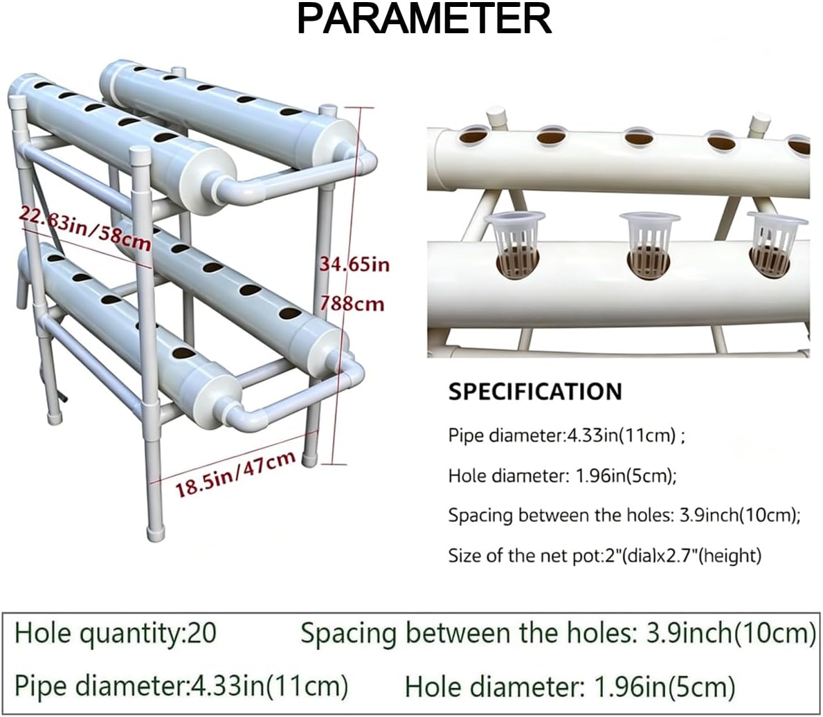 Hydroponic Growing System 20 H - огляд і ціна Hydroponic Kit