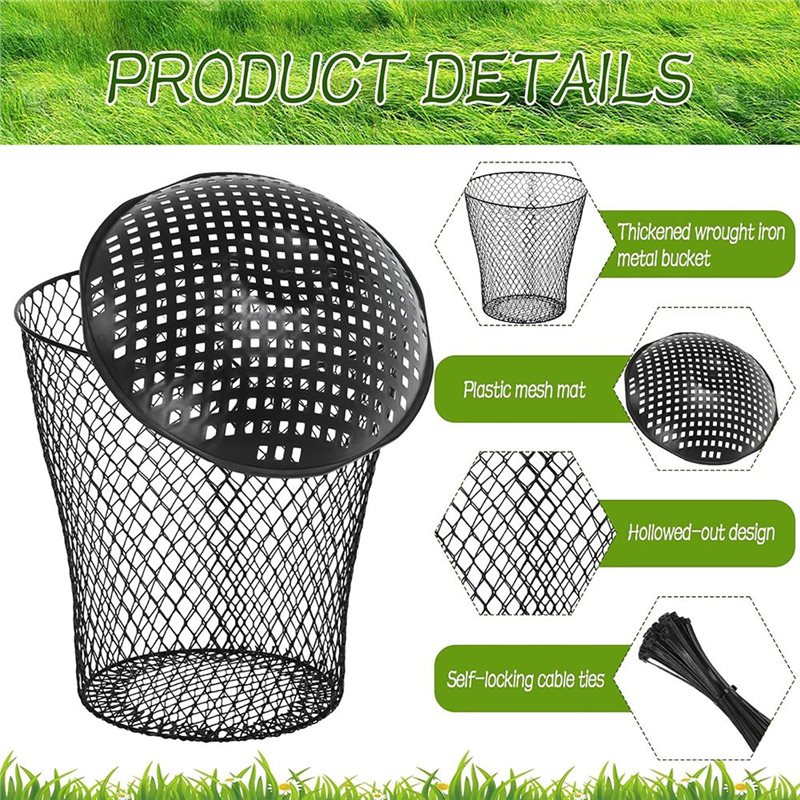 4 Pack Large Inground Worm Com - огляд і ціна Compost Bin
