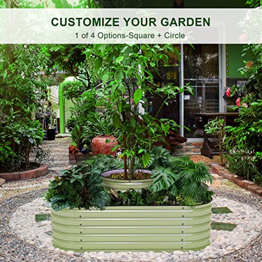 Outdoor modular galvanized ste - огляд і ціна Raised Garden Bed