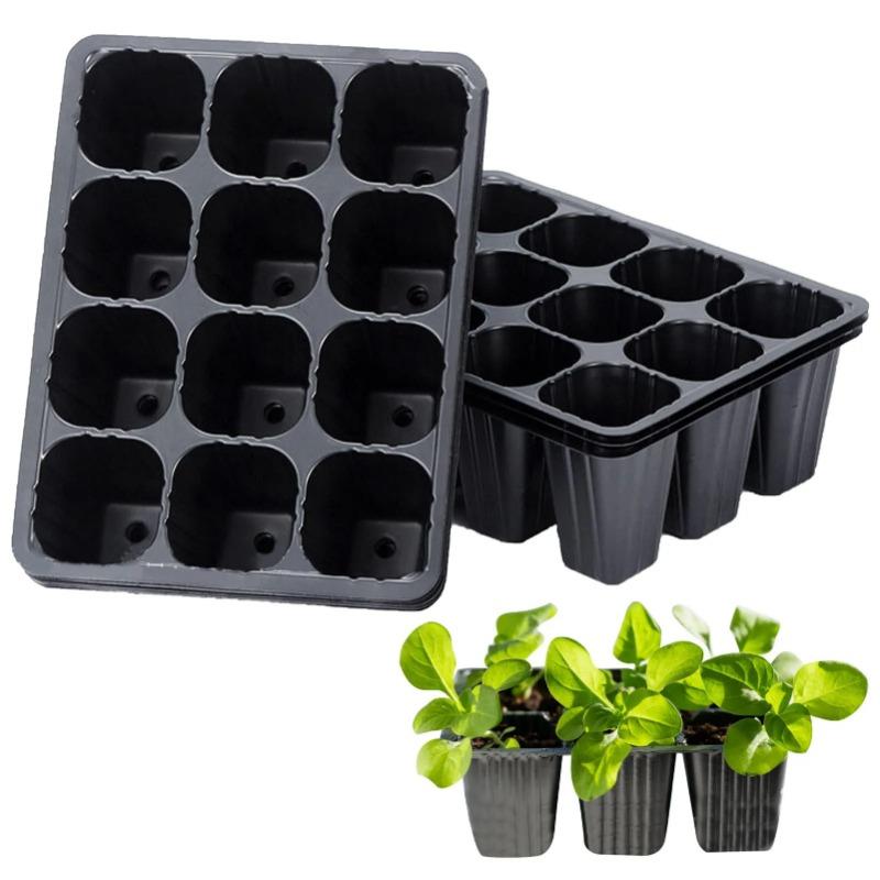 12 Holes Vegetable Seedling Po - огляд і ціна Seed Starter Tray