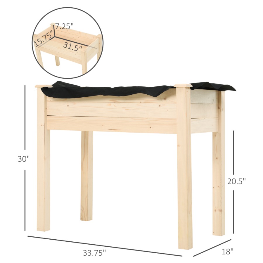34 Raised Garden Bed, Elevated - огляд і ціна Raised Garden Bed