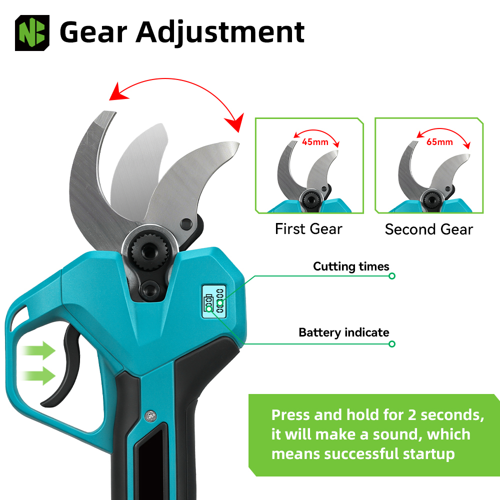 NEWBENY 65MM Cordless Electric - огляд і ціна Pruning Shears