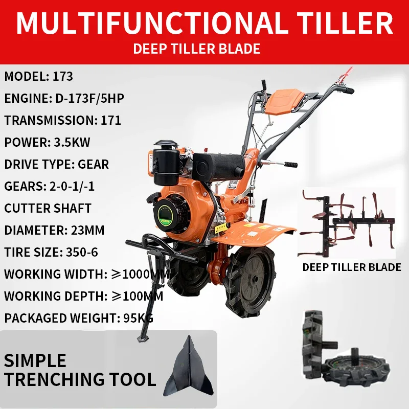 Mini Tiller/Rotary Tiller—Mult - огляд і ціна Pruning Shears