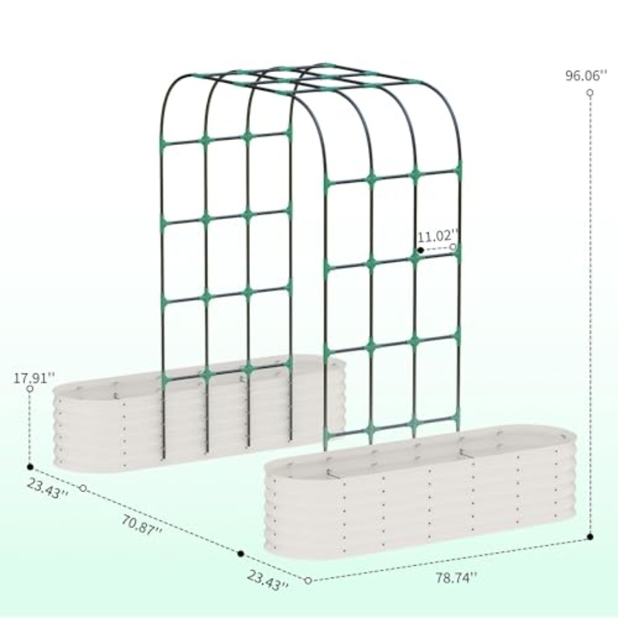 Galvanized Raised Garden Bed w - огляд і ціна Raised Garden Bed