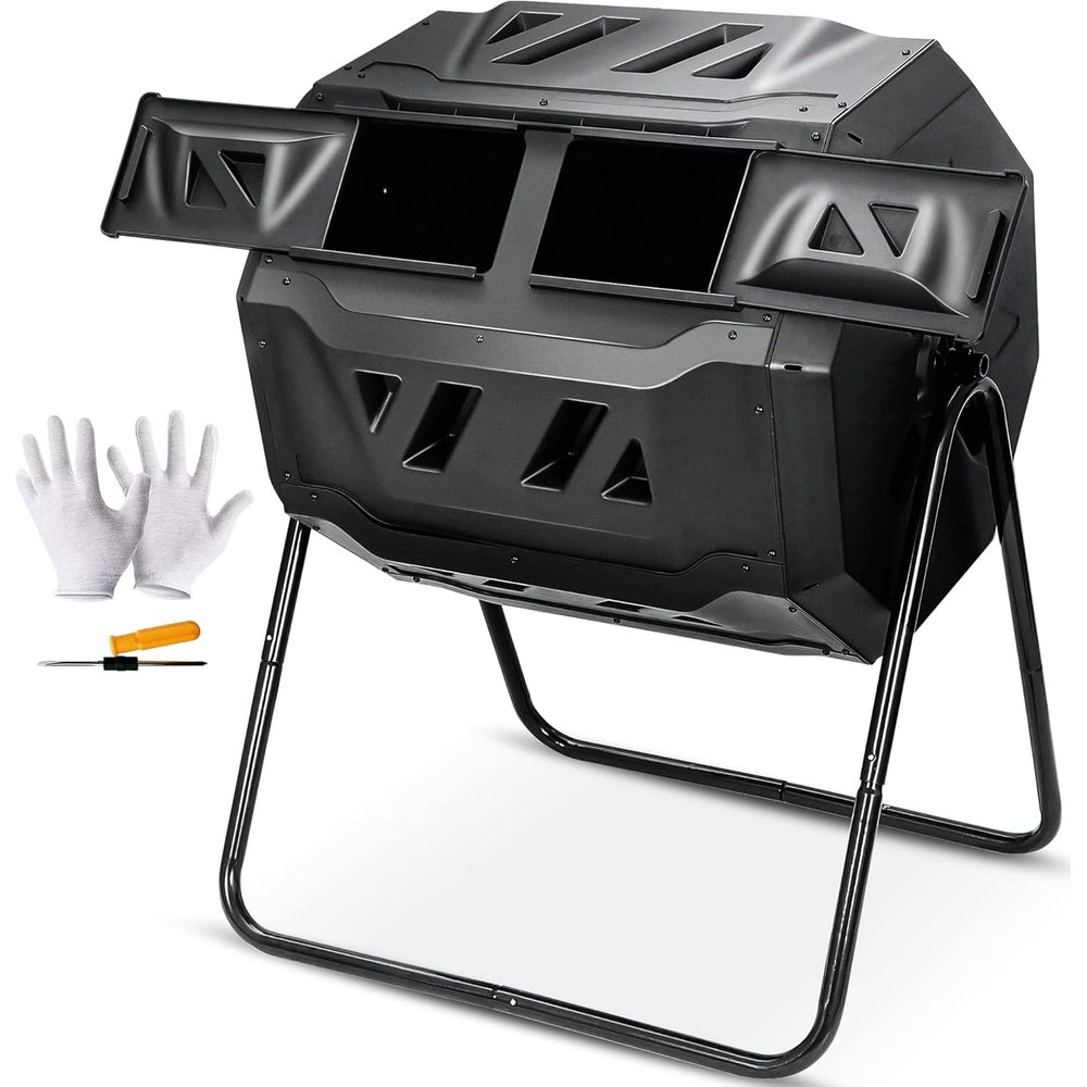 43 Gallon Compost Tumbler Bin  - огляд і ціна Compost Bin