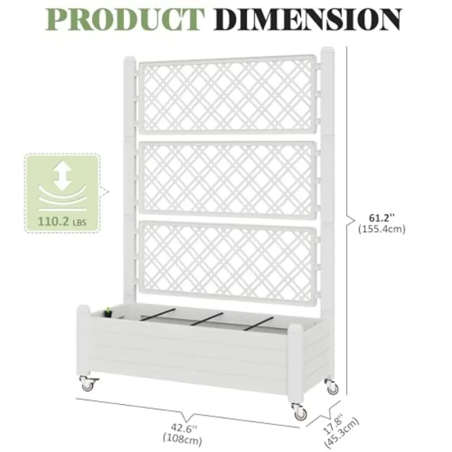 Trellis Raised Garden Bed, Sel - огляд і ціна Self Watering Planter