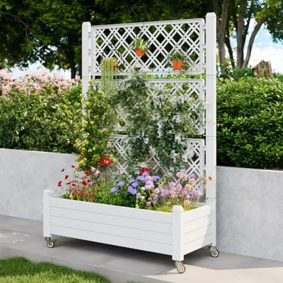 Trellis Raised Garden Bed, Sel - огляд і ціна Self Watering Planter