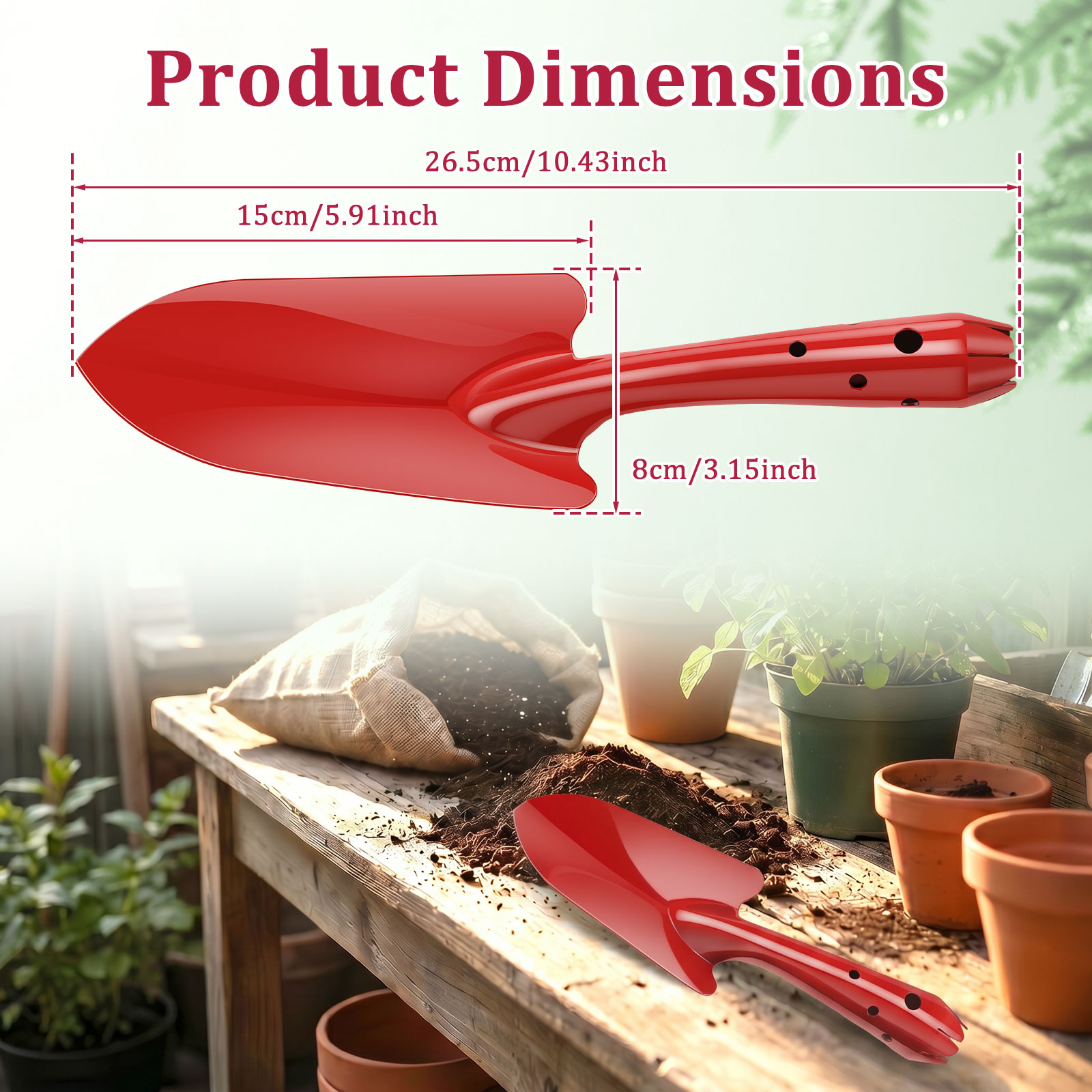 Garden Trowel Rust Resistant M - огляд і ціна Trowel Garden Tools