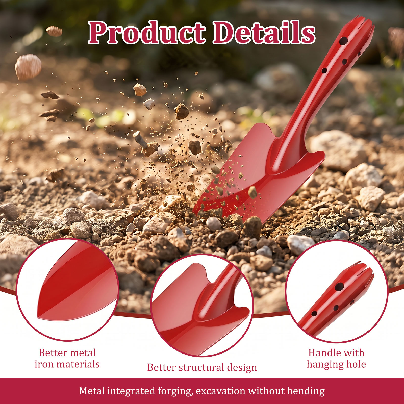 Garden Trowel Rust Resistant M - огляд і ціна Trowel Garden Tools