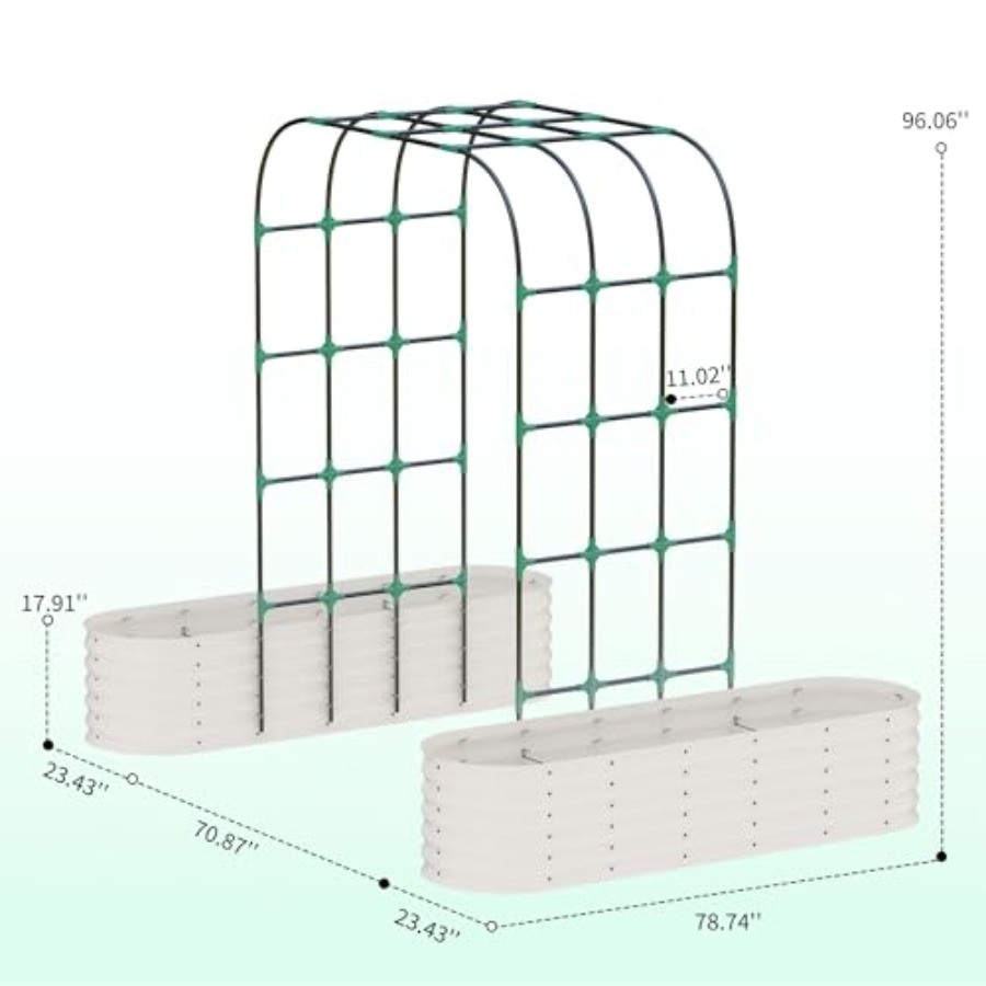 96 Tall Galvanized Raised Gard - огляд і ціна Raised Garden Bed
