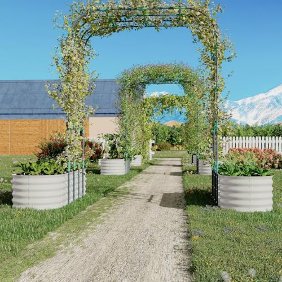 96 Tall Galvanized Raised Gard - огляд і ціна Raised Garden Bed