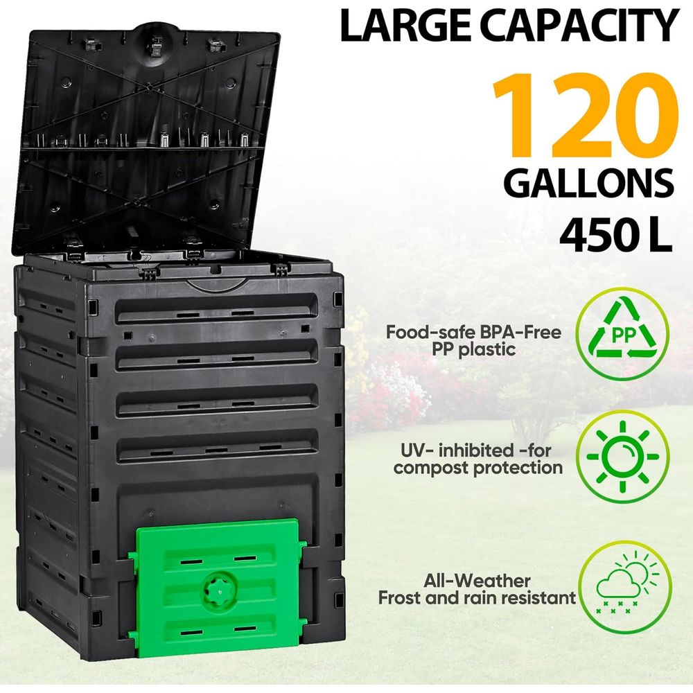 120 Gallon Garden Compost Bin  - огляд і ціна Compost Bin
