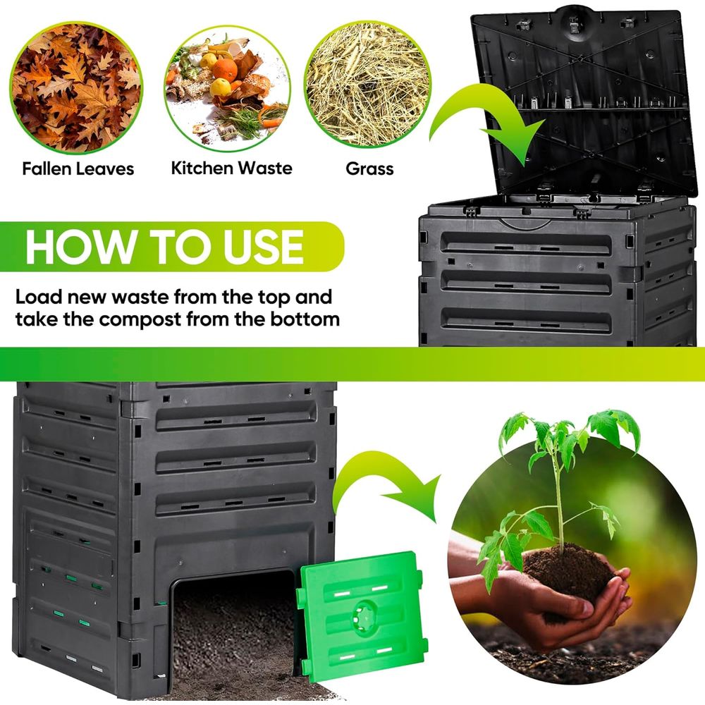 120 Gallon Garden Compost Bin  - огляд і ціна Compost Bin
