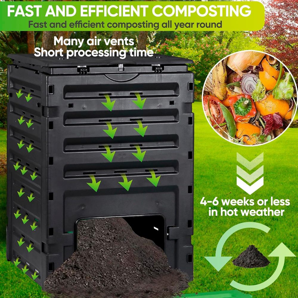 120 Gallon Garden Compost Bin  - огляд і ціна Compost Bin