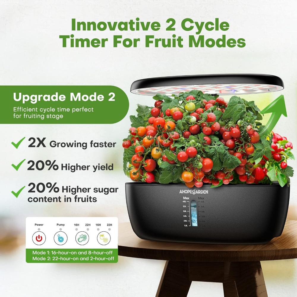 12 Pod Hydroponic Garden with  - огляд і ціна Hydroponic Kit