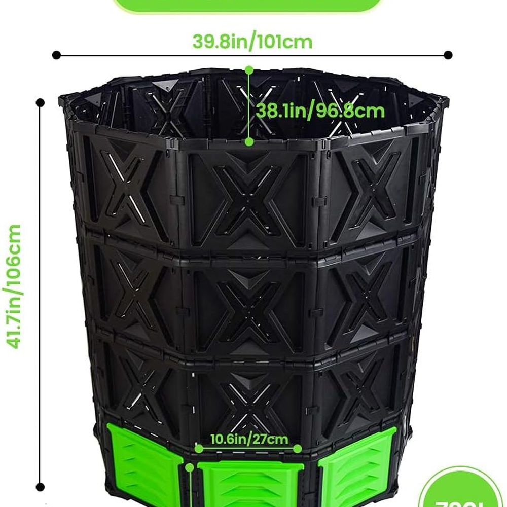XXL Large Compost Bin Outdoor- - огляд і ціна Compost Bin