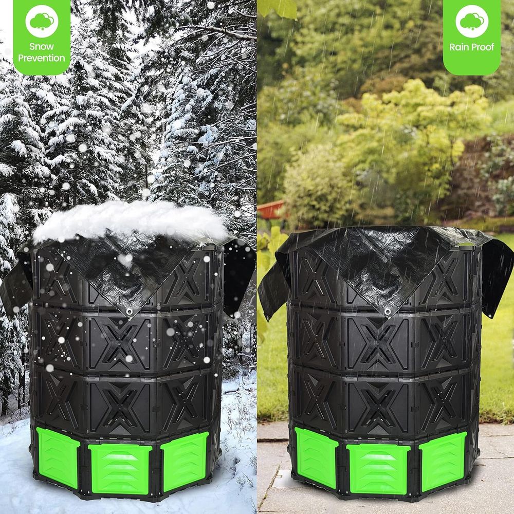 XXL Large Compost Bin Outdoor- - огляд і ціна Compost Bin