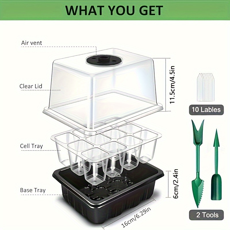 Seedling Starter Kit - 1/2/3 S - огляд і ціна Grow Light Led