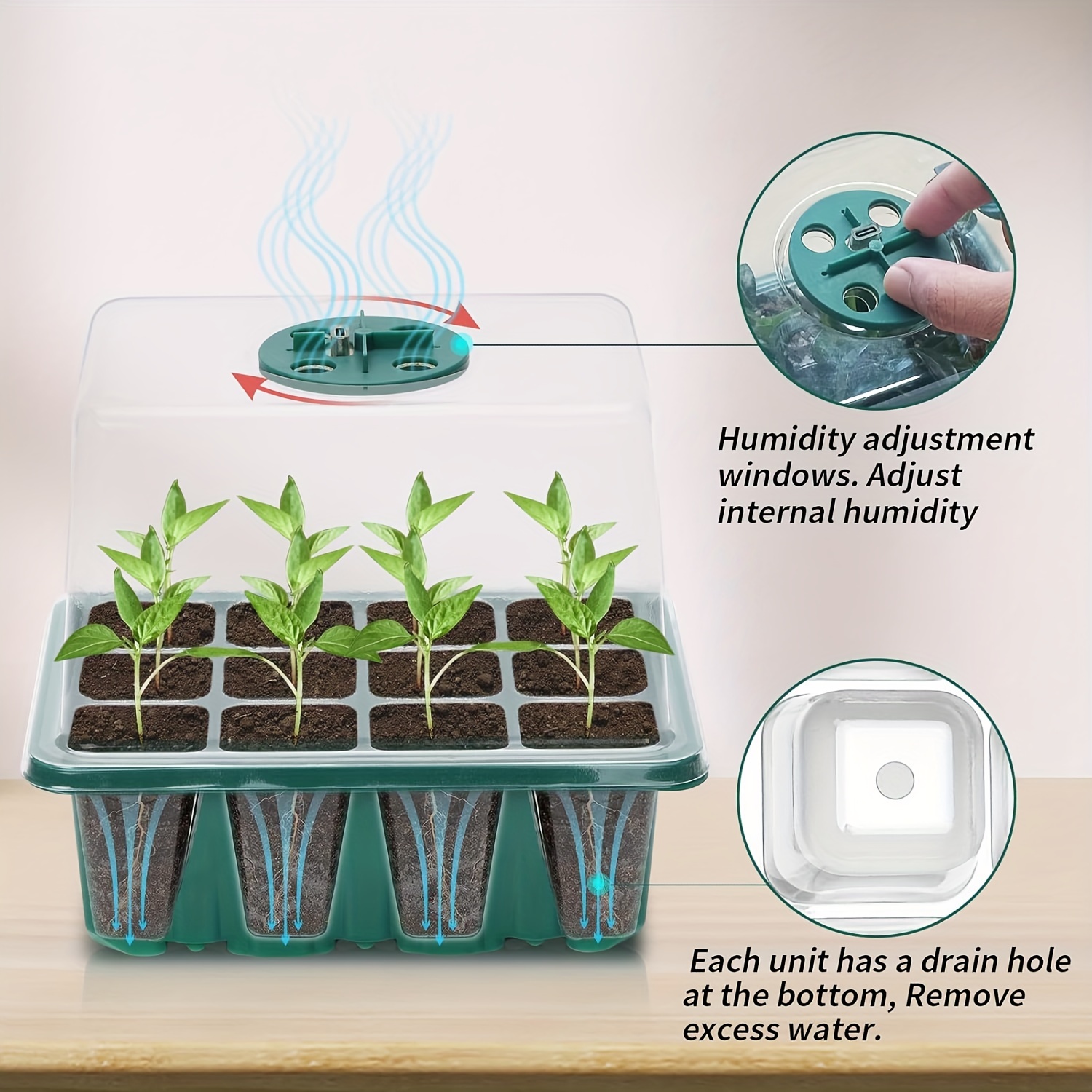Seedling Starter Kit - 1/2/3 S - огляд і ціна Grow Light Led