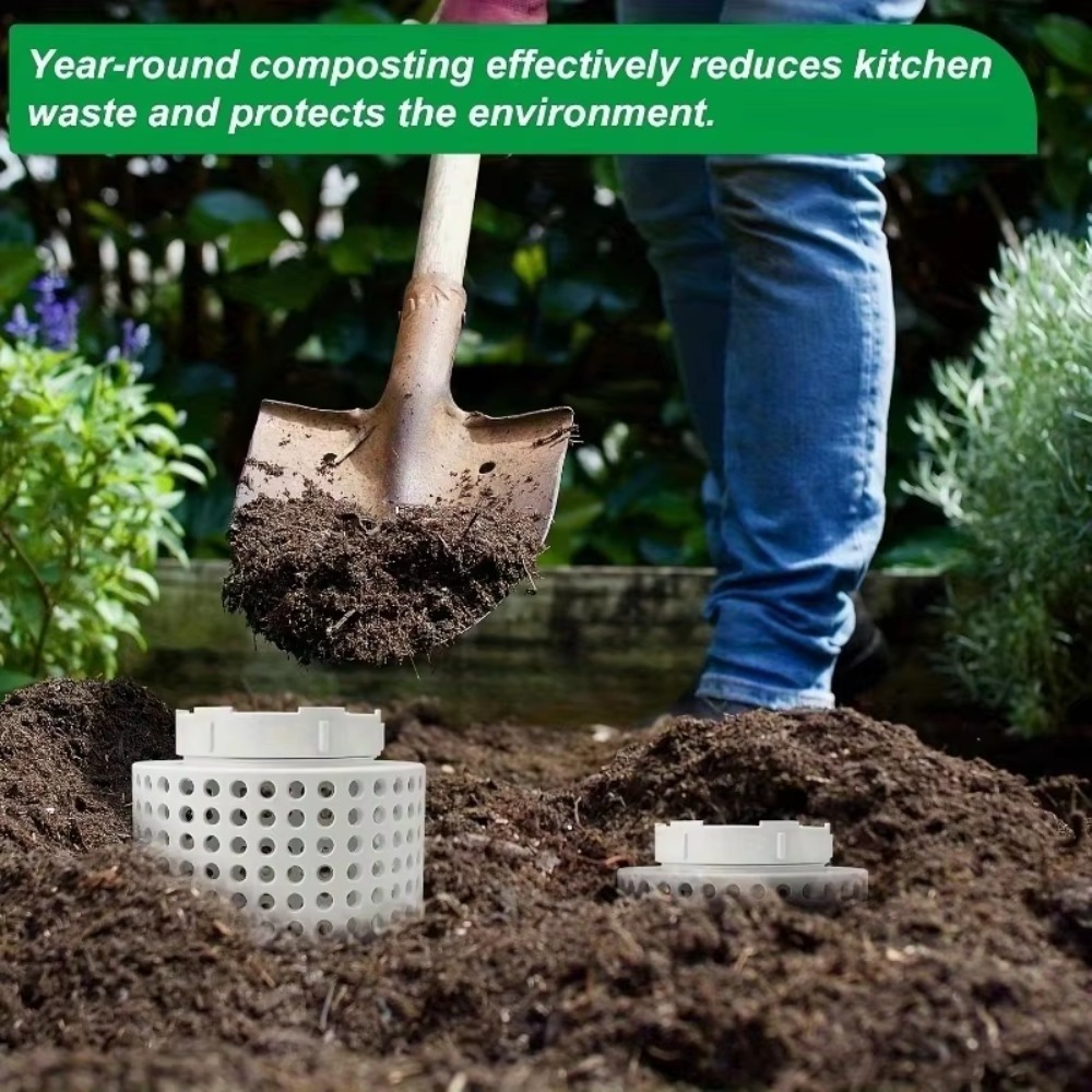1pc Space-Saving PVC Earthworm - огляд і ціна Compost Bin