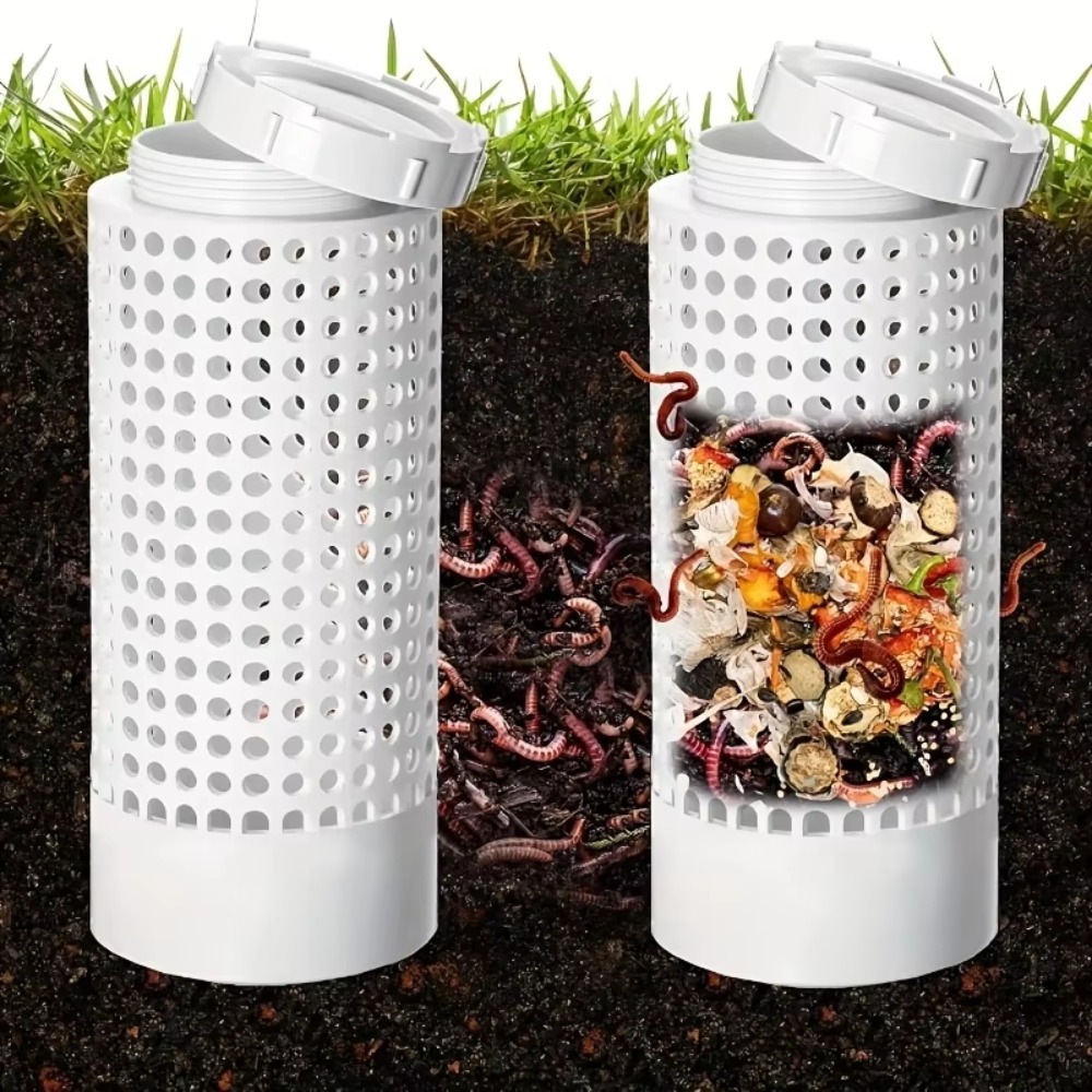 1pc Space-Saving PVC Earthworm - огляд і ціна Compost Bin