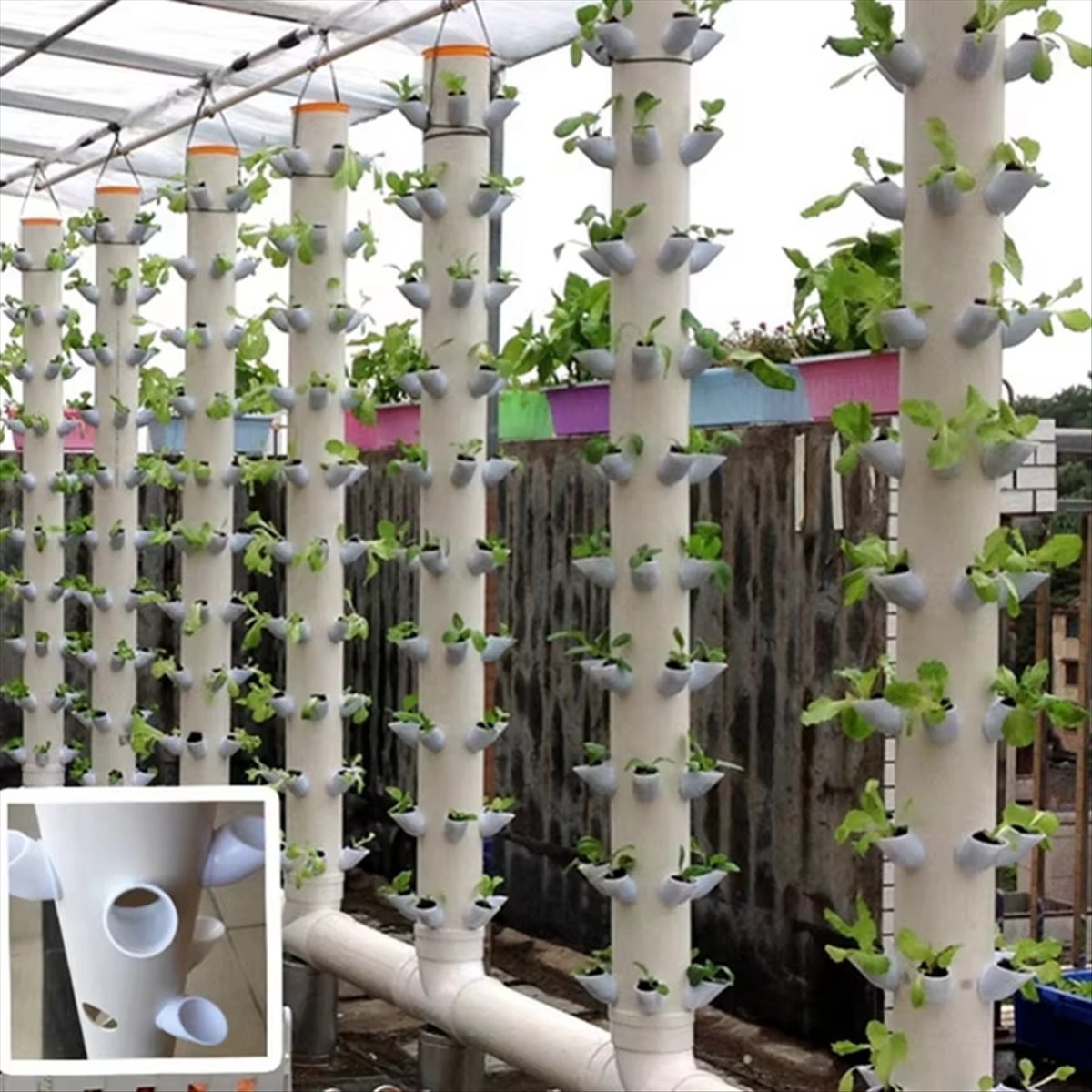 Hydroponic Vertical Tower Cont - огляд і ціна Plant Pot