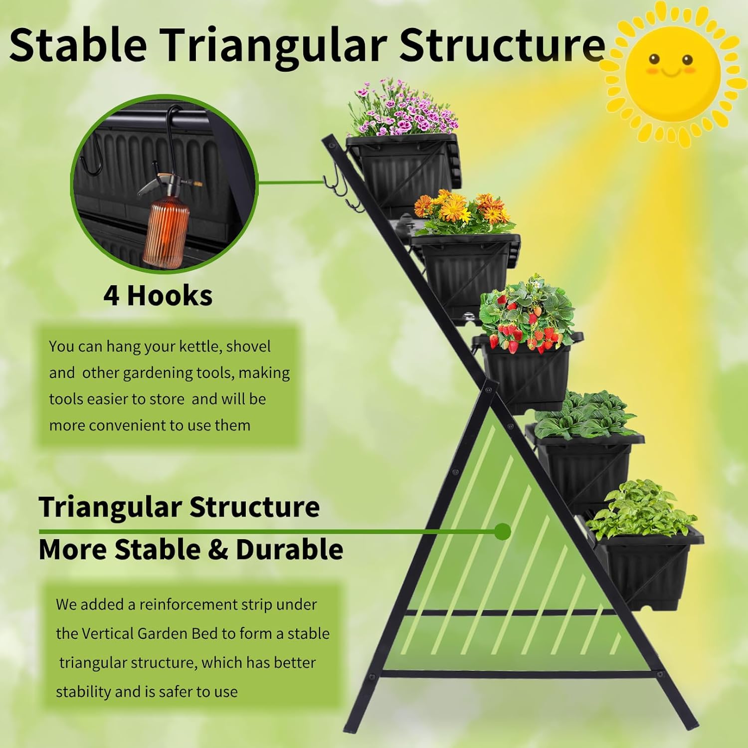 Outdoor Garden Patio Yard Vert - огляд і ціна Vertical Planter