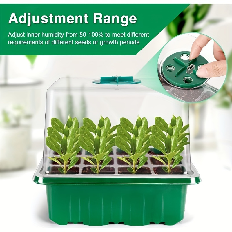 LED Grow Light Garden Plant Su - огляд і ціна Seed Starter Tray
