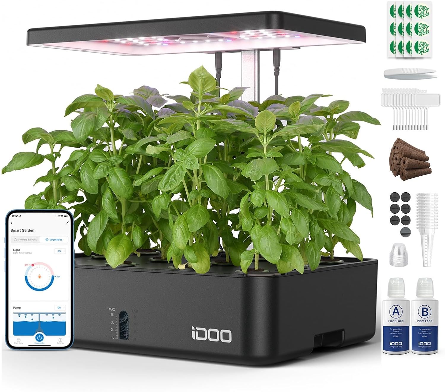 12 Pods WiFi Hydroponics Growi - огляд і ціна Hydroponic Kit