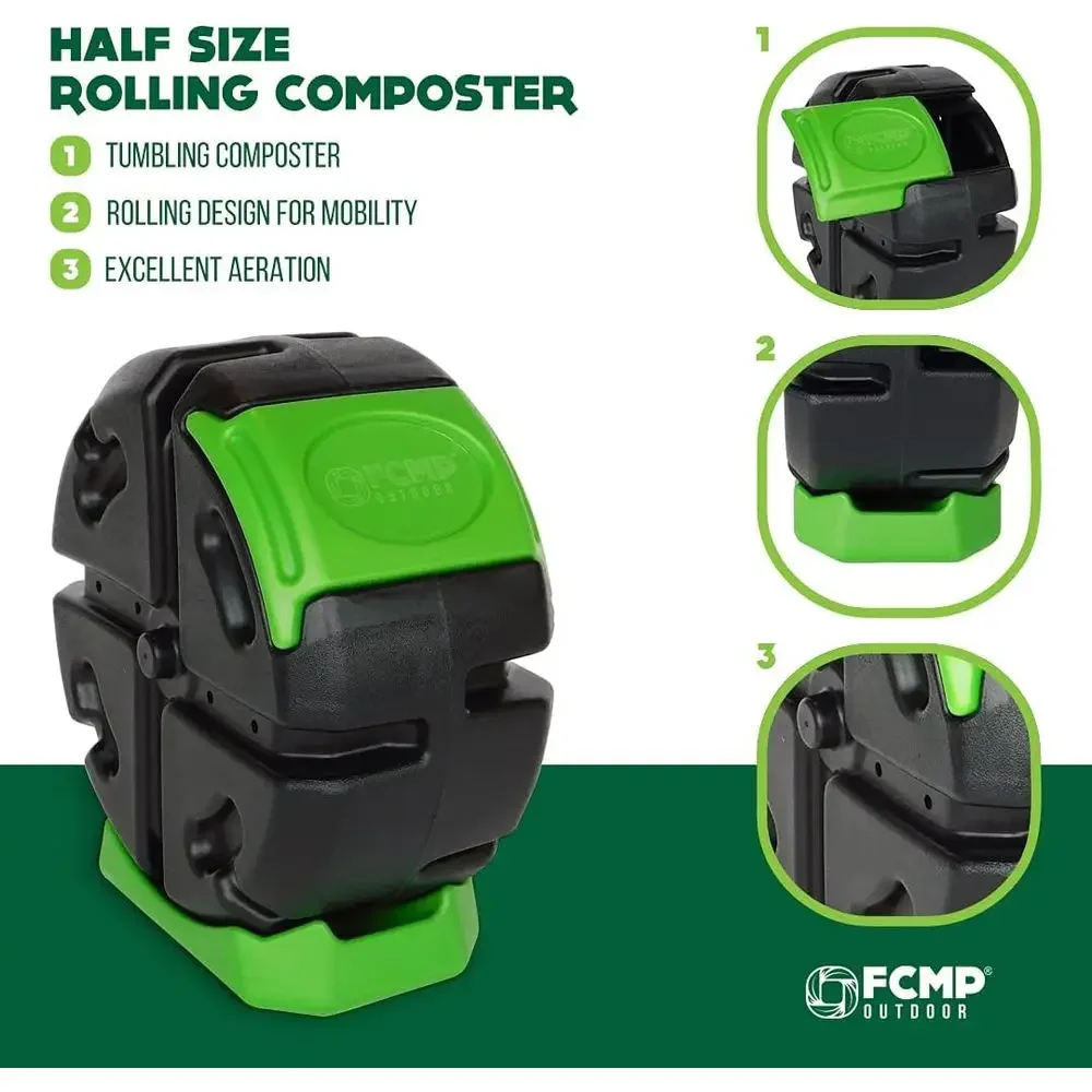 Outdoor Single Chamber Rotatin - огляд і ціна Compost Bin