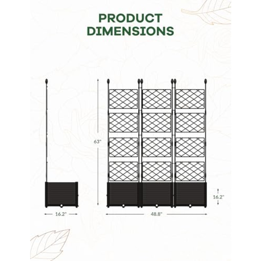 3PCS Modular Raised Garden Bed - огляд і ціна Raised Garden Bed