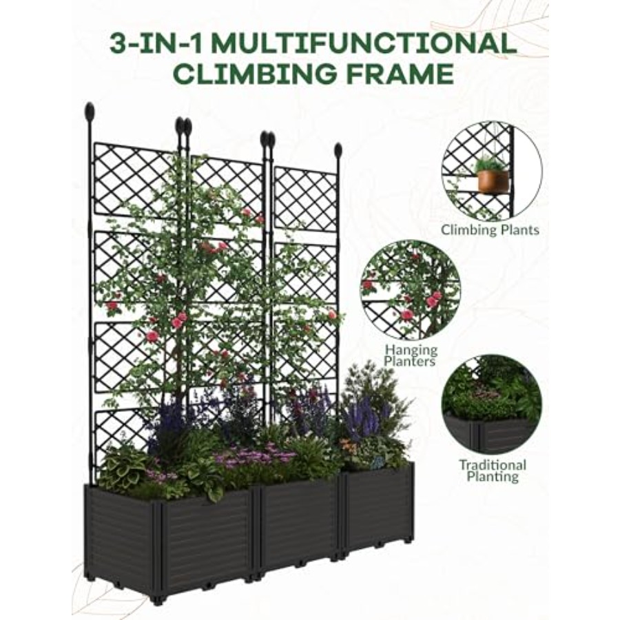 3PCS Modular Raised Garden Bed - огляд і ціна Raised Garden Bed