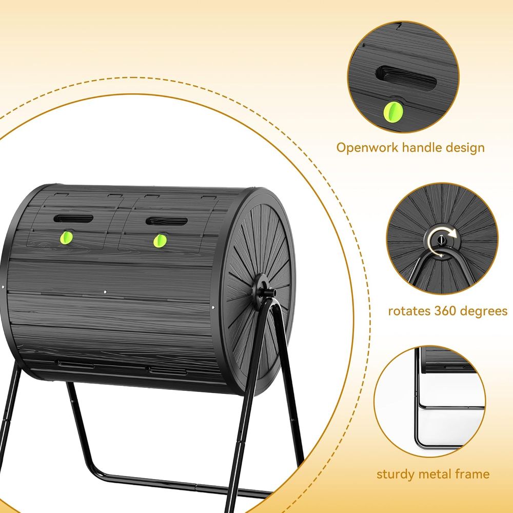 Outdoor 37.5 Gallon All-Season - огляд і ціна Compost Bin