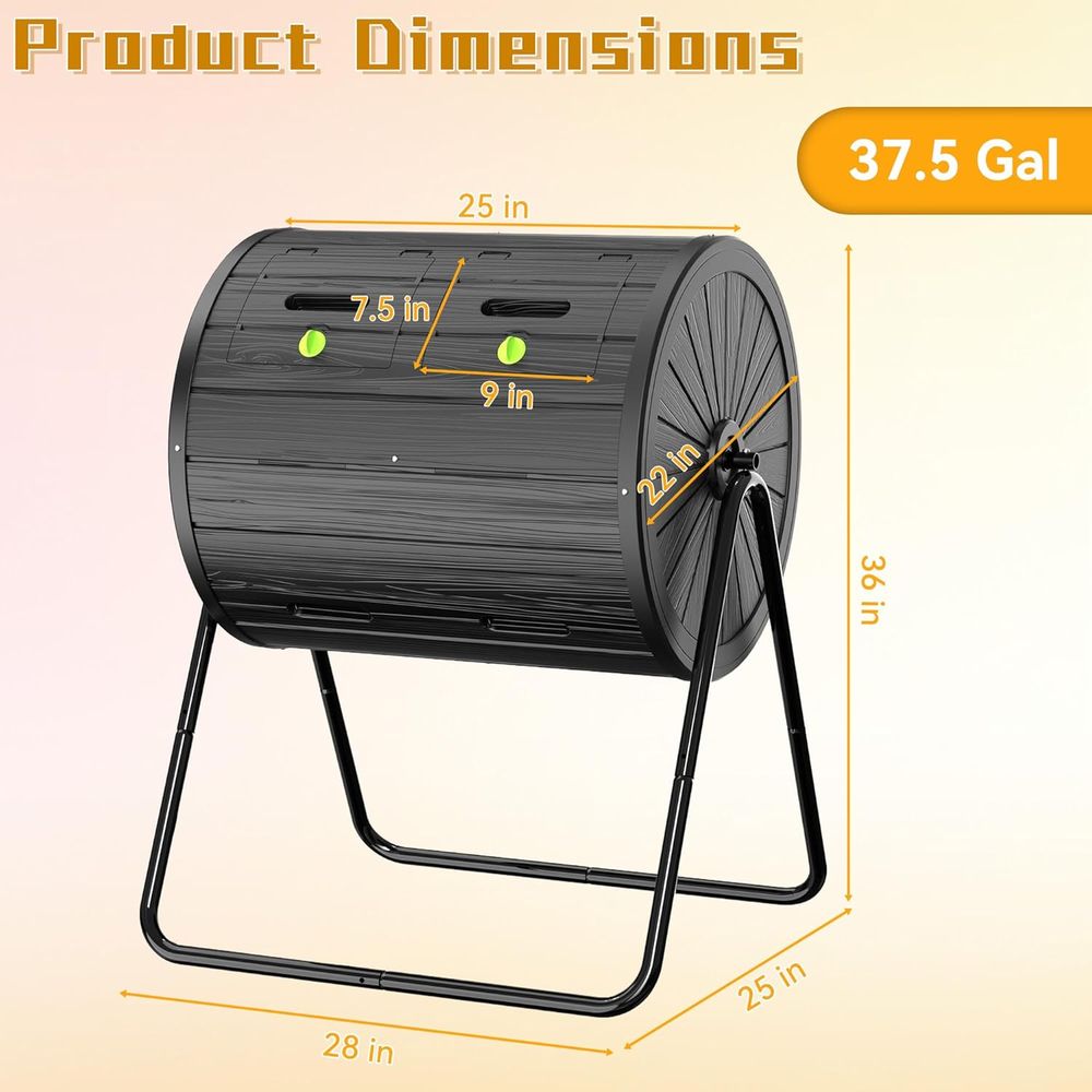 Outdoor 37.5 Gallon All-Season - огляд і ціна Compost Bin