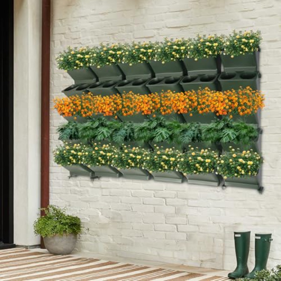 Vertical Wall Planter For Balc - огляд і ціна Self Watering Planter