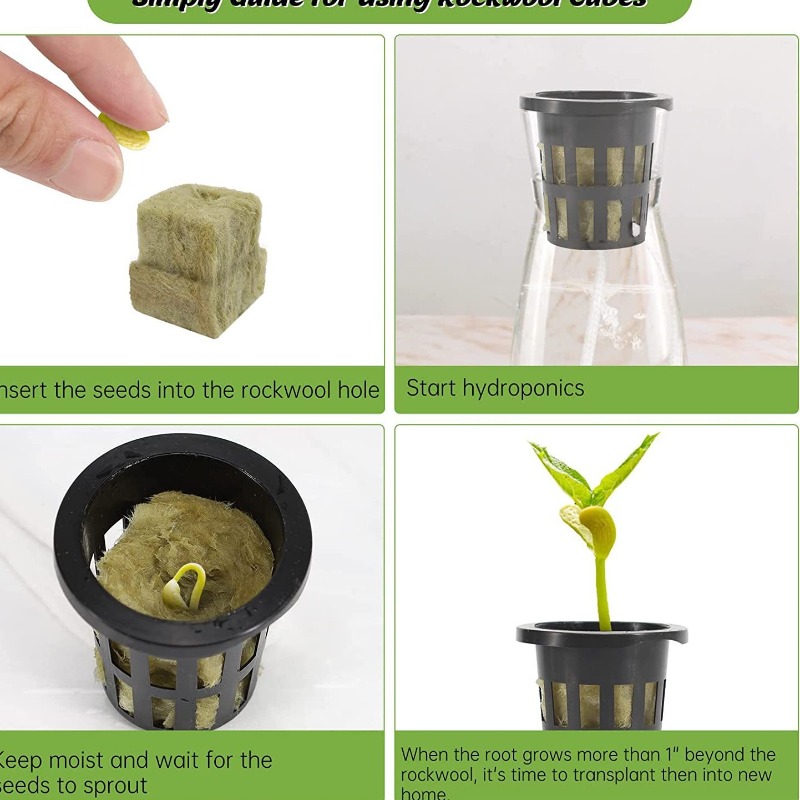 72-Pack Hydroponic Rockwool Cu - огляд і ціна Hydroponic Kit