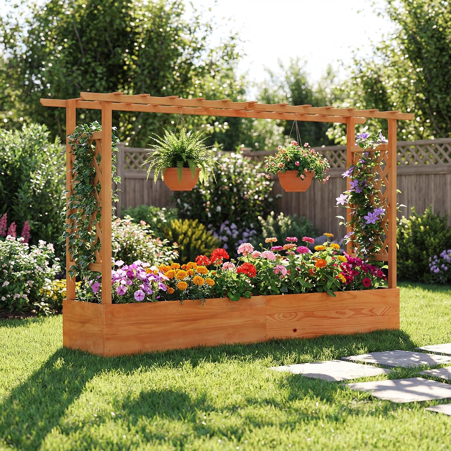 Outdoor Patio Raised Garden Be - огляд і ціна Raised Garden Bed