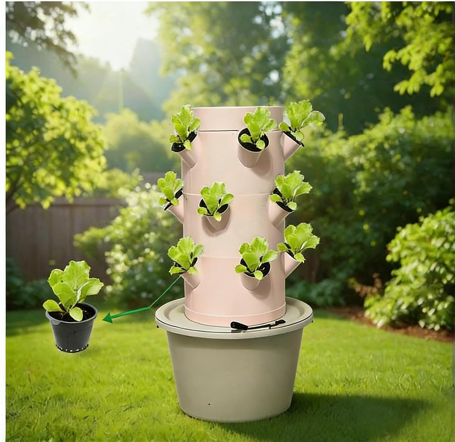 Vertical Hydroponic Growing Sy - огляд і ціна Indoor Herb Garden