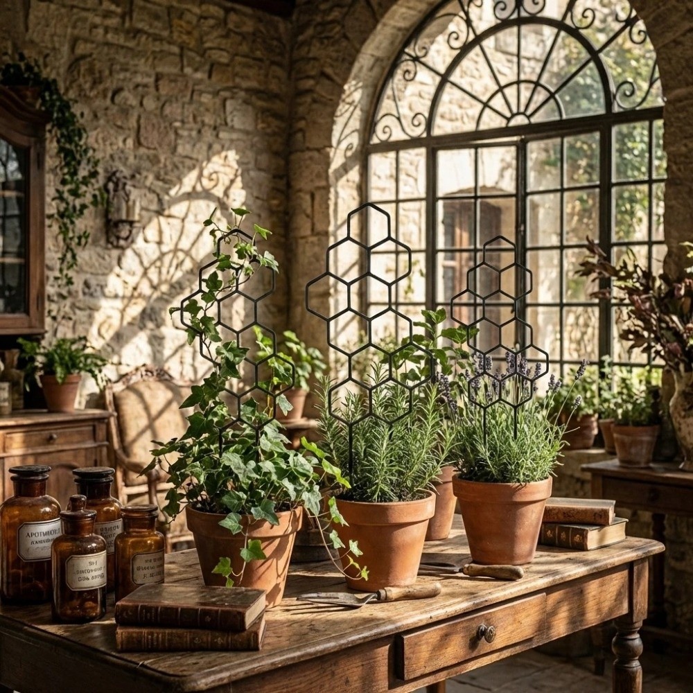 Honeycomb Design Plant Trellis - огляд і ціна Indoor Herb Garden