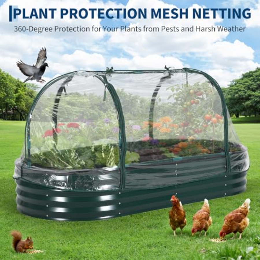 Outdoor galvanized steel raise - огляд і ціна Raised Garden Bed