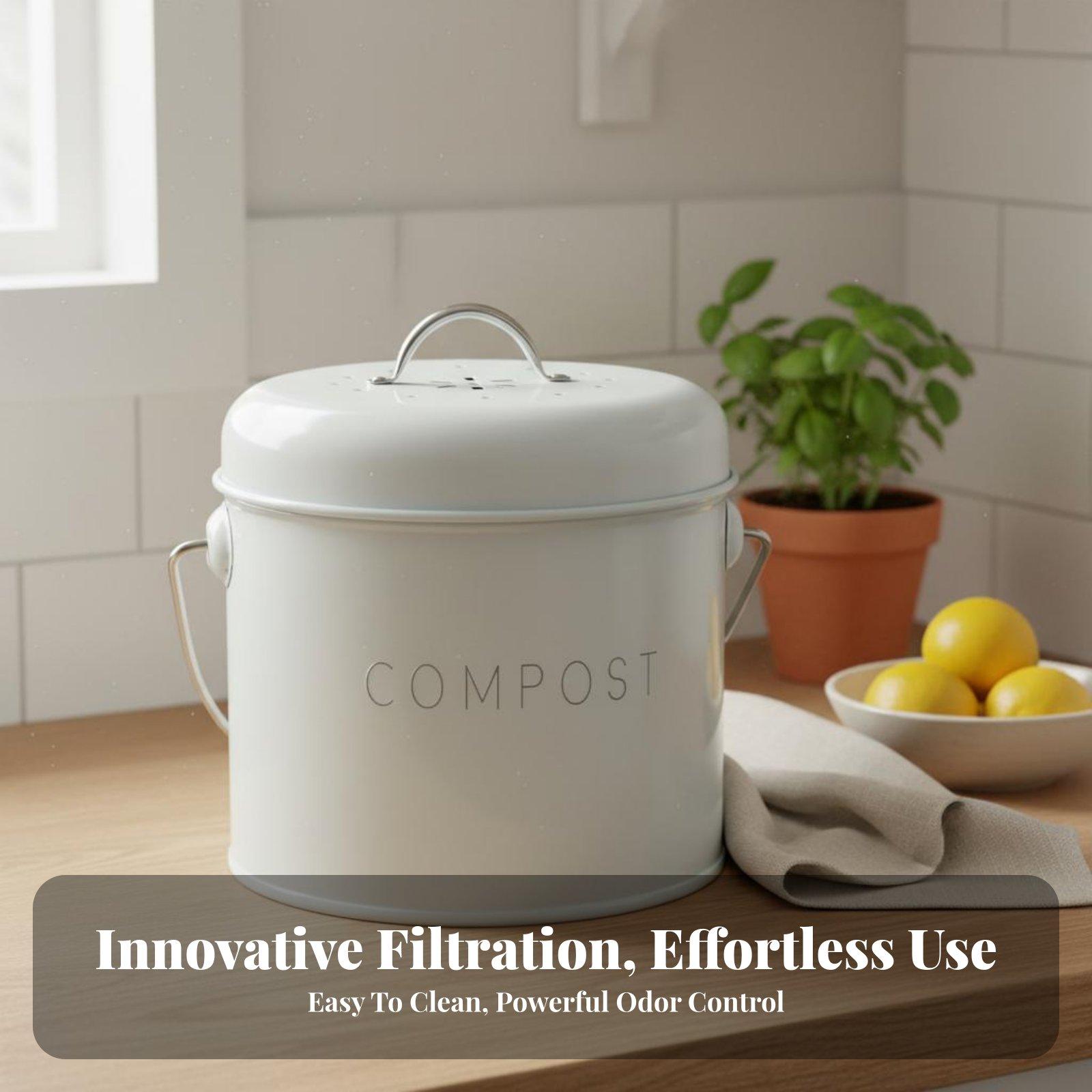 Desktop Trash Can for Kitchen  - огляд і ціна Compost Bin