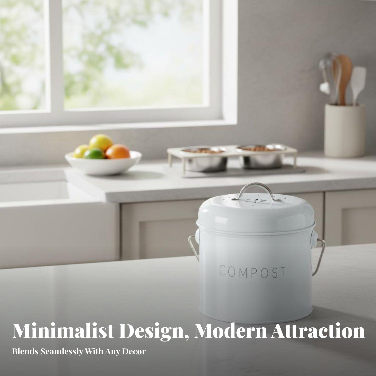 Desktop Trash Can for Kitchen  - огляд і ціна Compost Bin